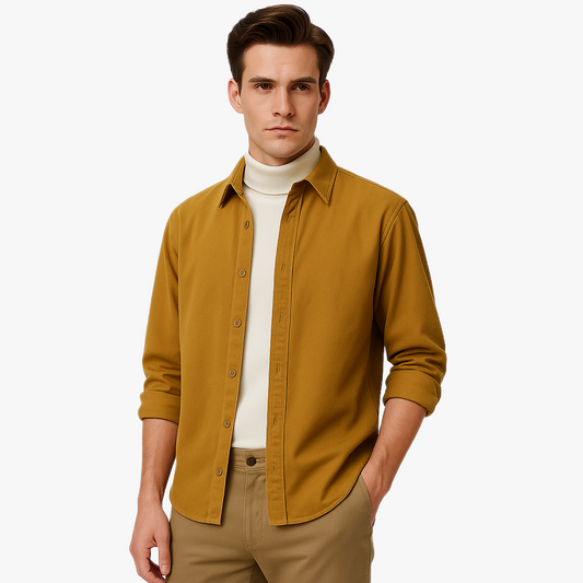 Chemise décontractée à manches longues élégante