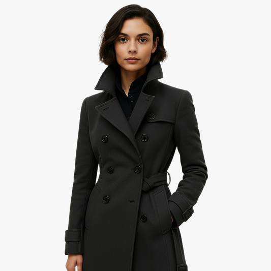Manteau long élégant pour femmes automne hiver