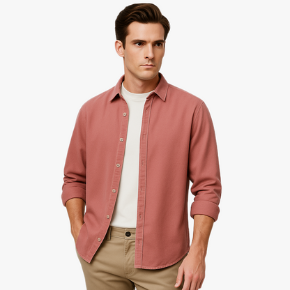 Chemise décontractée à manches longues élégante