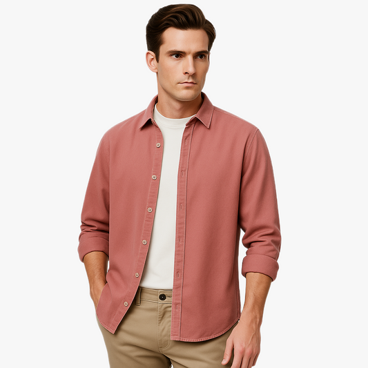 Chemise décontractée à manches longues élégante