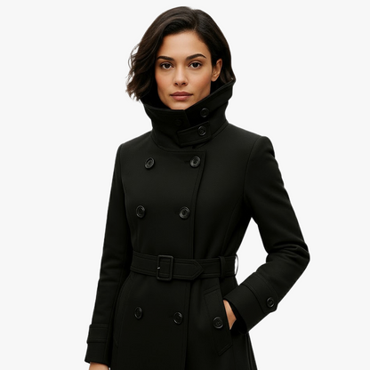 Manteau long élégant pour femmes automne hiver