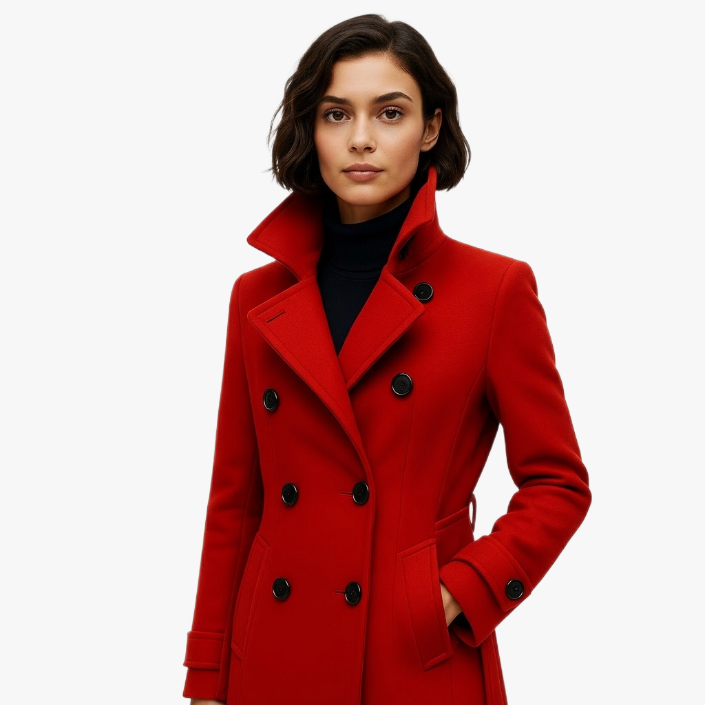 Manteau long élégant pour femmes automne hiver