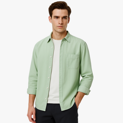 Chemise décontractée à manches longues élégante